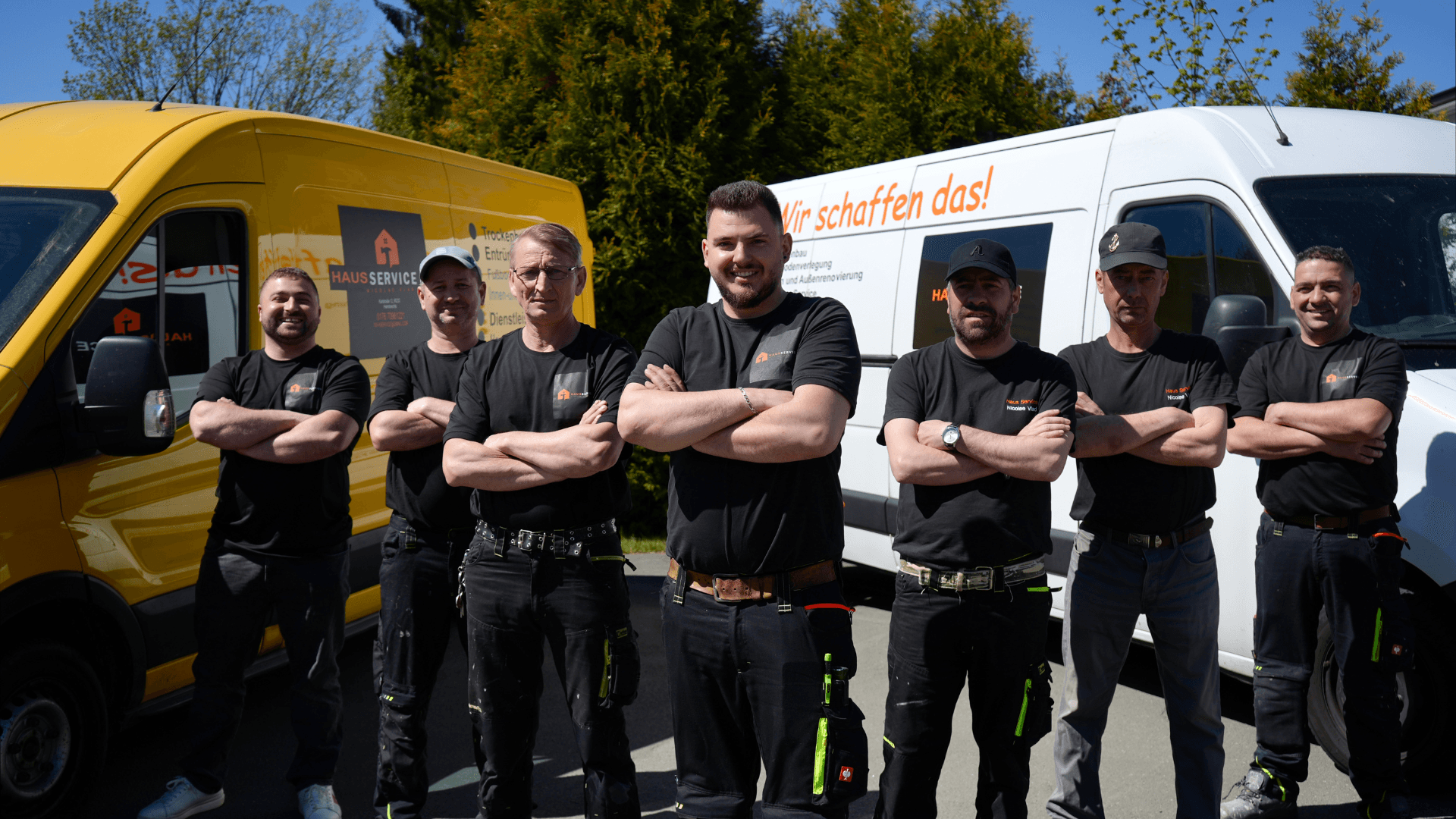 HausSerivce Hof unser Team und Fahrzeuge